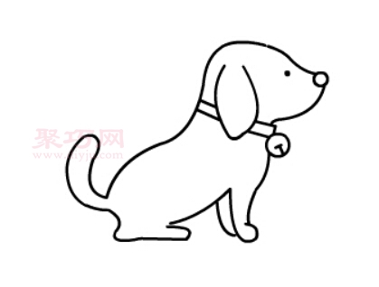 儿童画小狗狗如何画 小狗狗简笔画步骤
